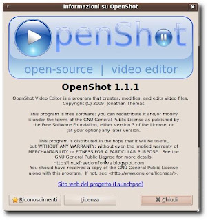 Installiamo OpenShot Video Editor 1.1 su Ubuntu 9.10 Karmic - Linux Freedom